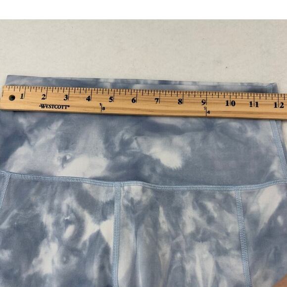 Offline by Aerie Hugger High Rise Legging Size M Blue Tie Dye Long Inseam - Picture 8 of 10